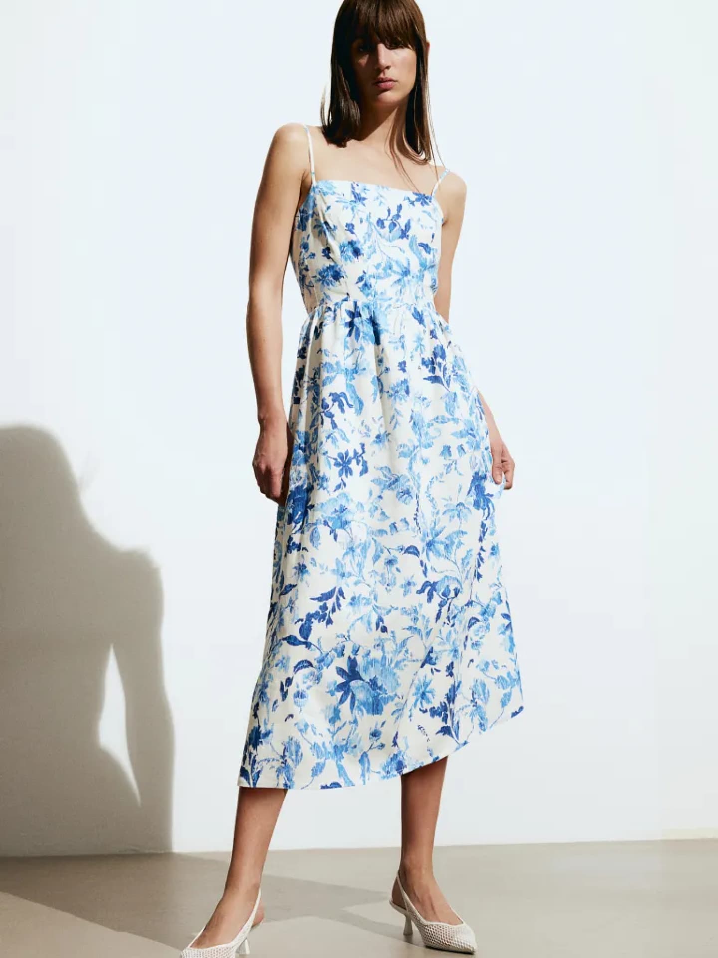 Florales Midikleid