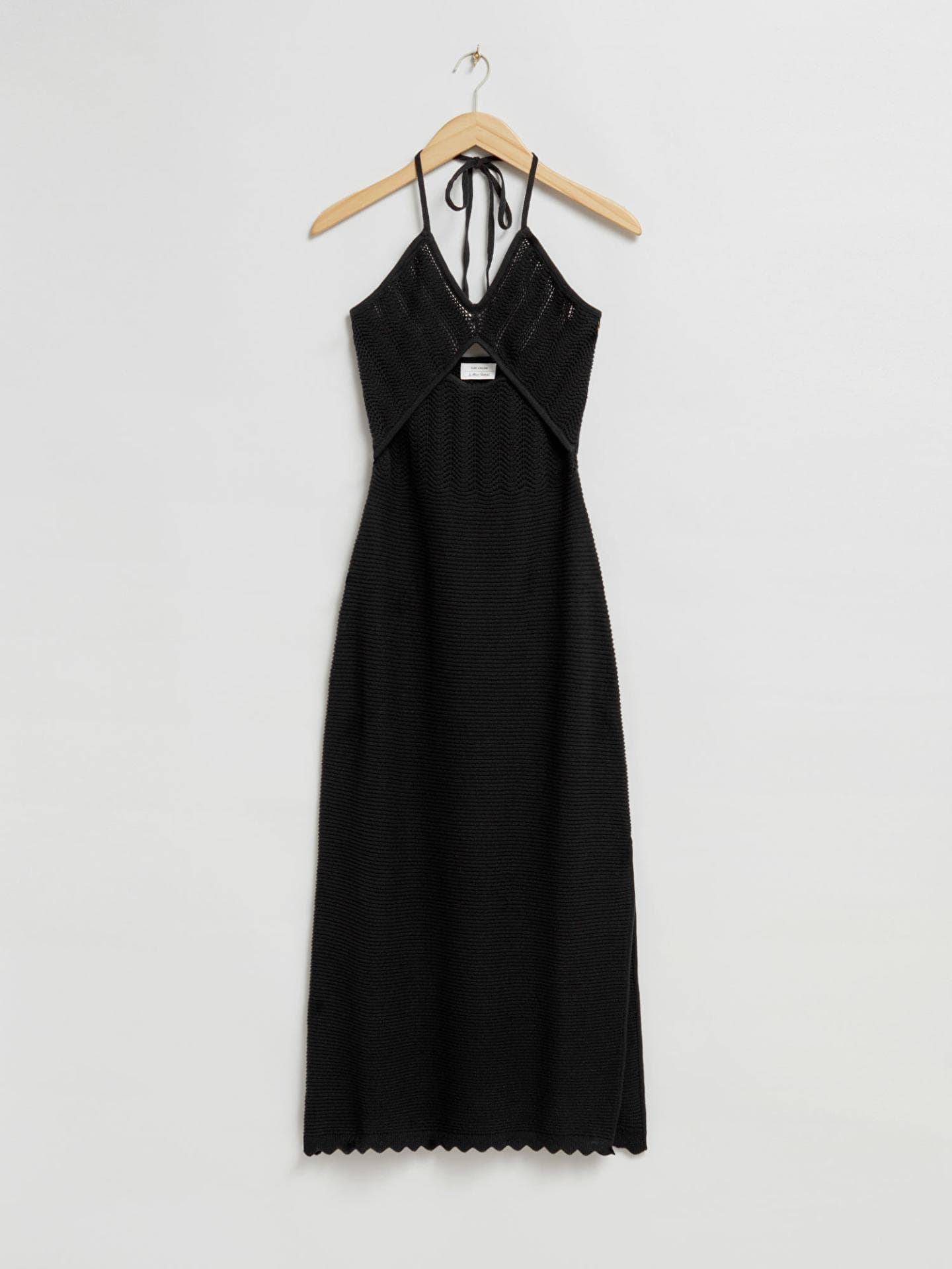 Midikleid mit Neckholder-Ausschnitt