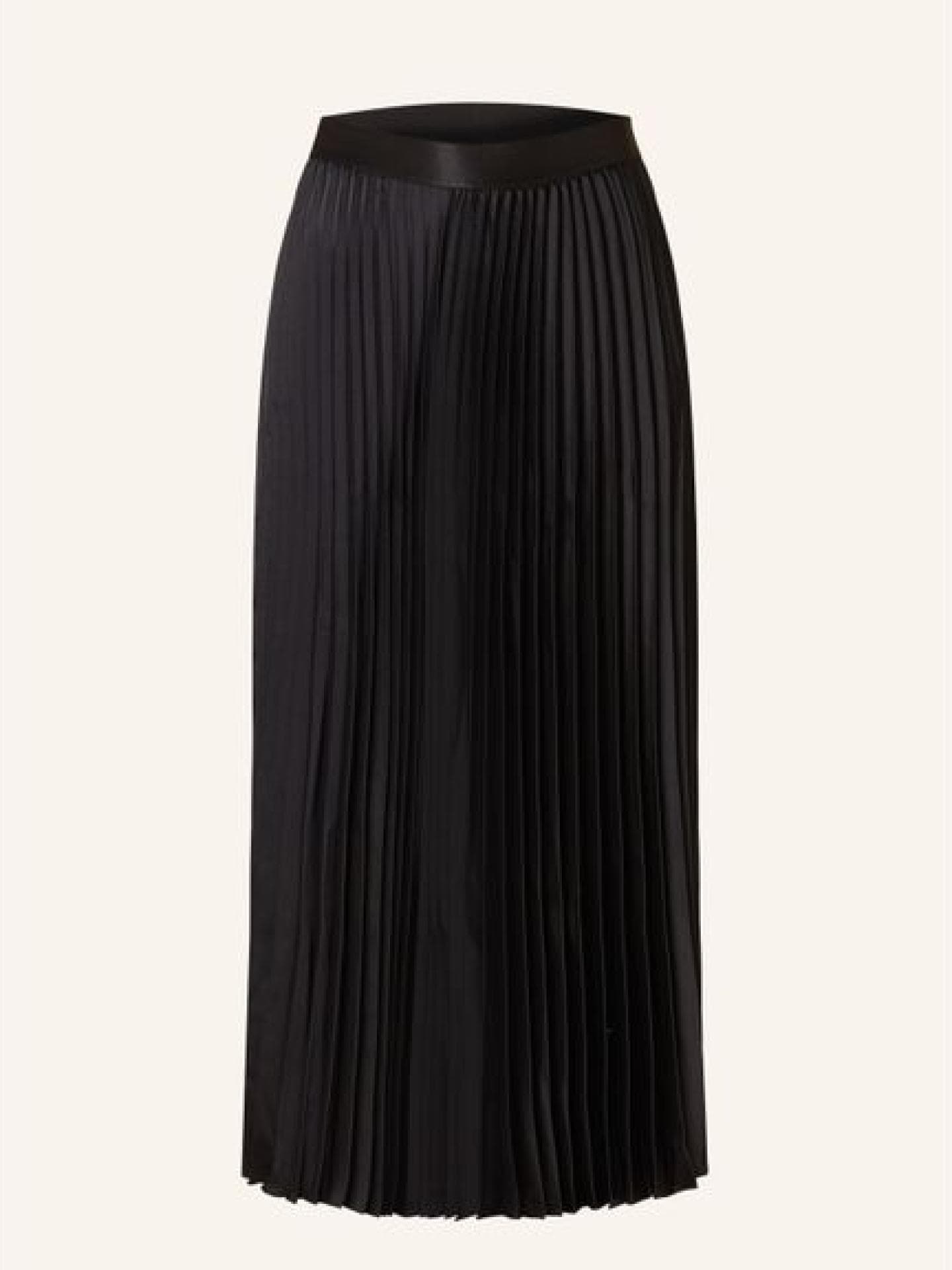 Schwarzer Plisseerock