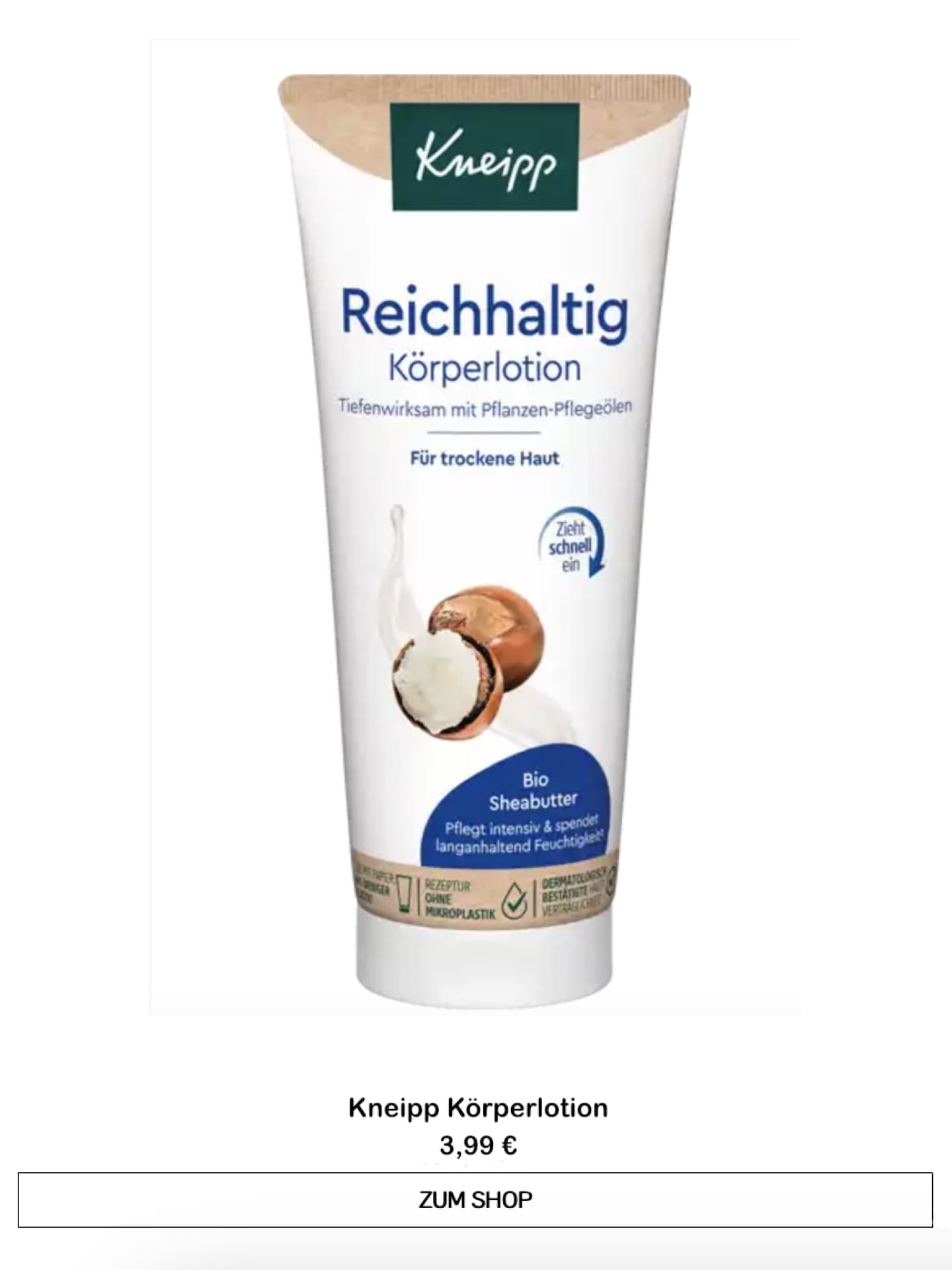 Kneipp Reichhaltig Körperlotion