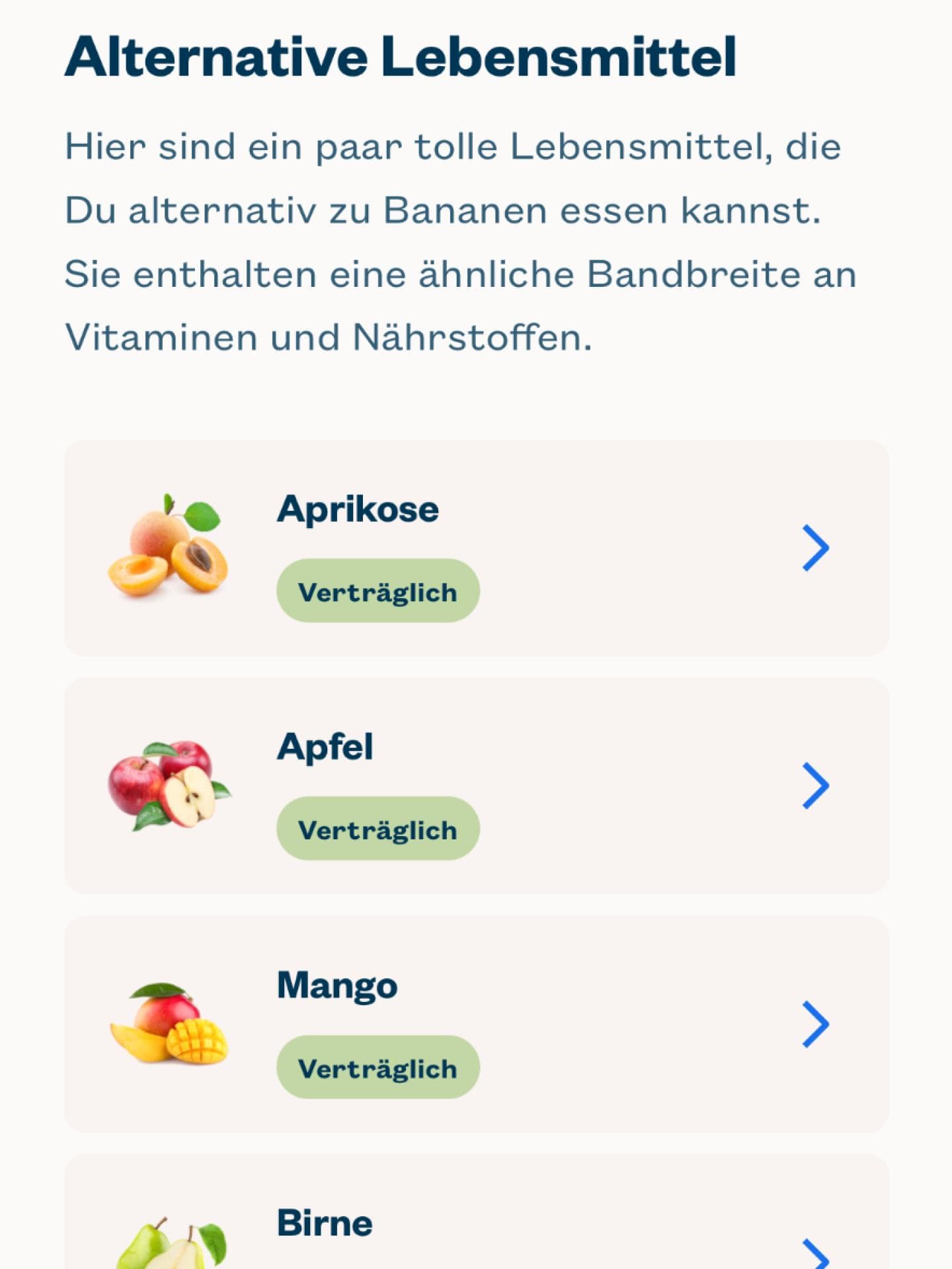 Lykon Testergebnisse in der App