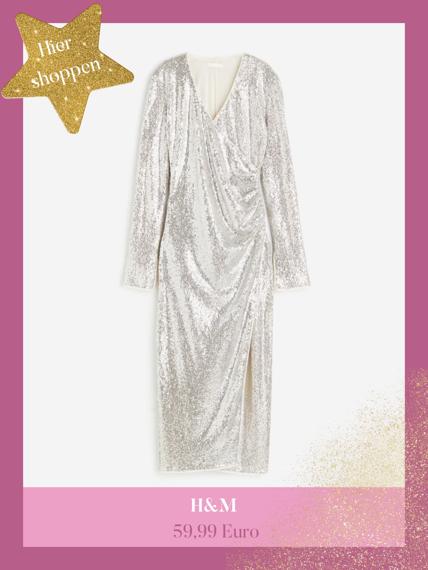 Paillettenkleid von H&M
