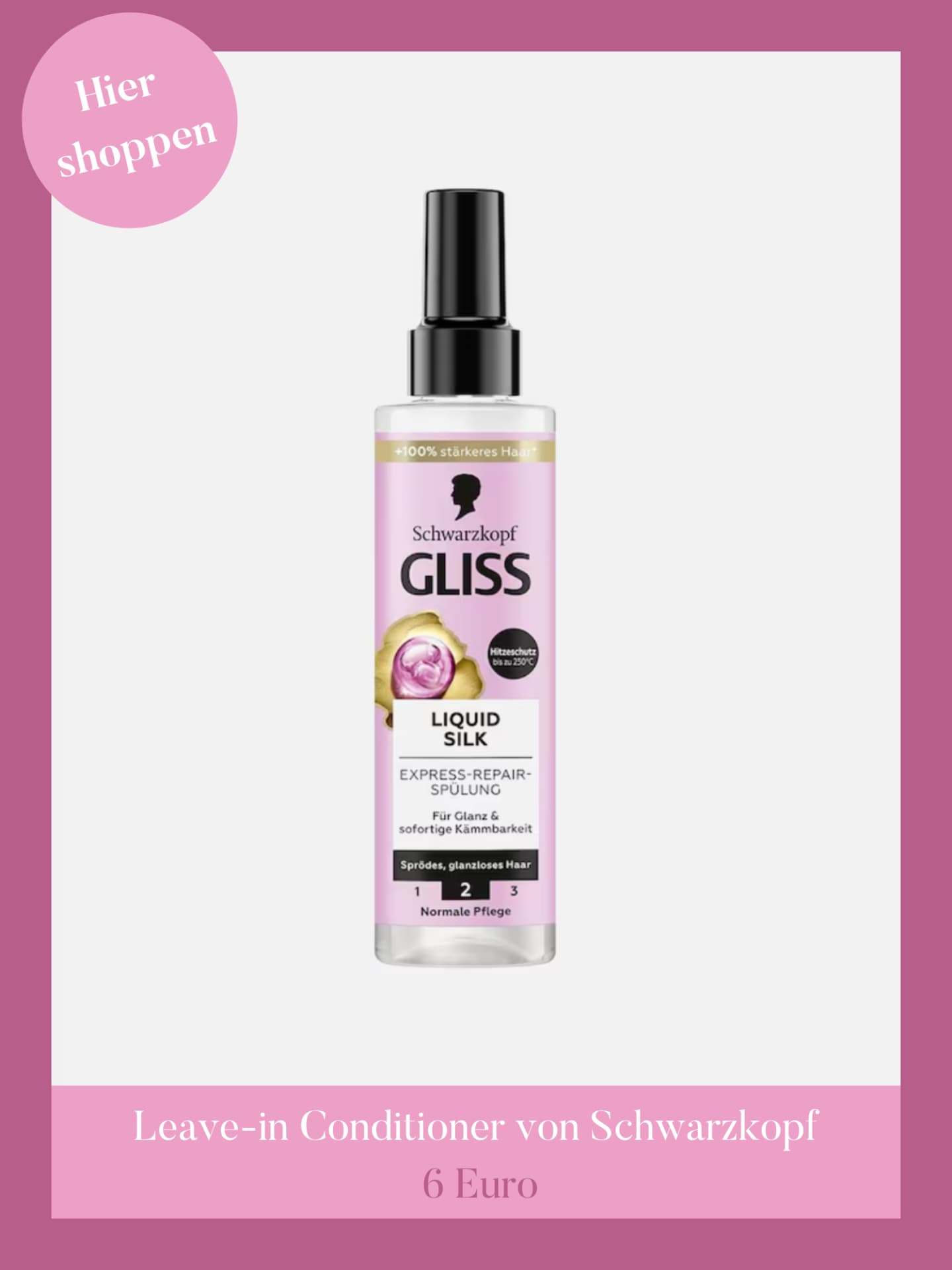 Schwarzkopf Gliss Leave-in-Conditioner Liquid Silk