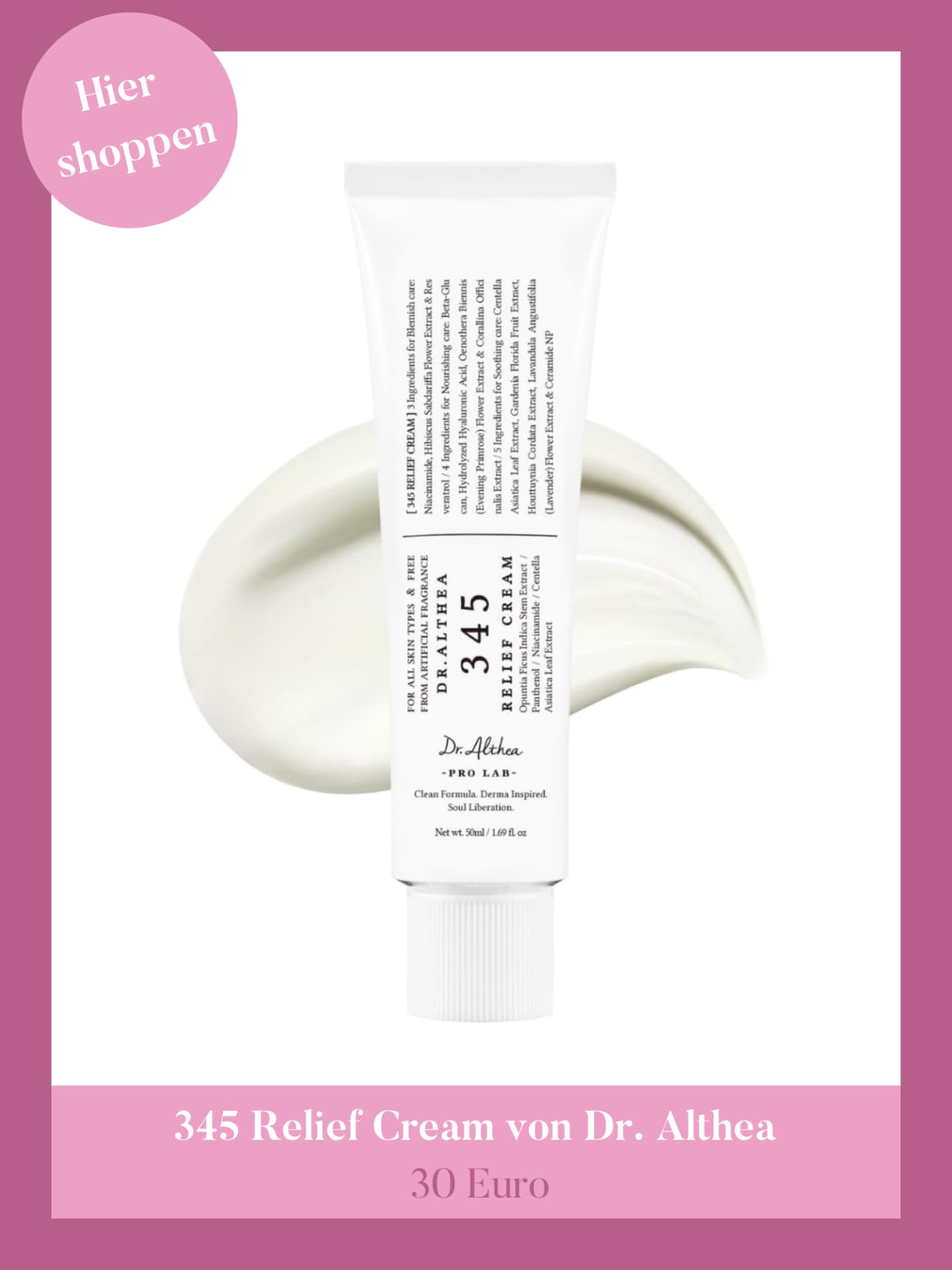 345 Relief Cream von Dr. Althea