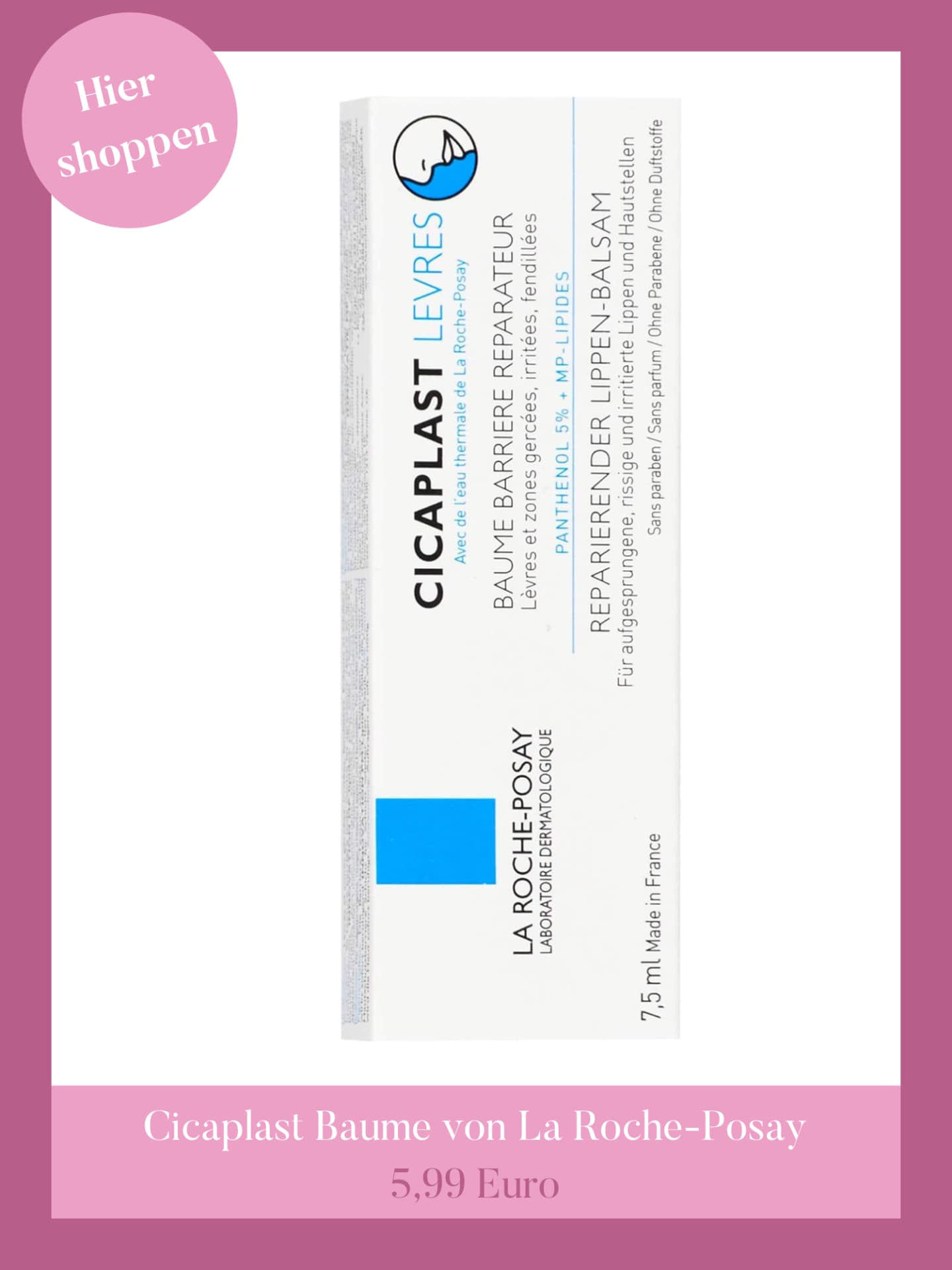 Cicaplast Baume Lippenbalsam