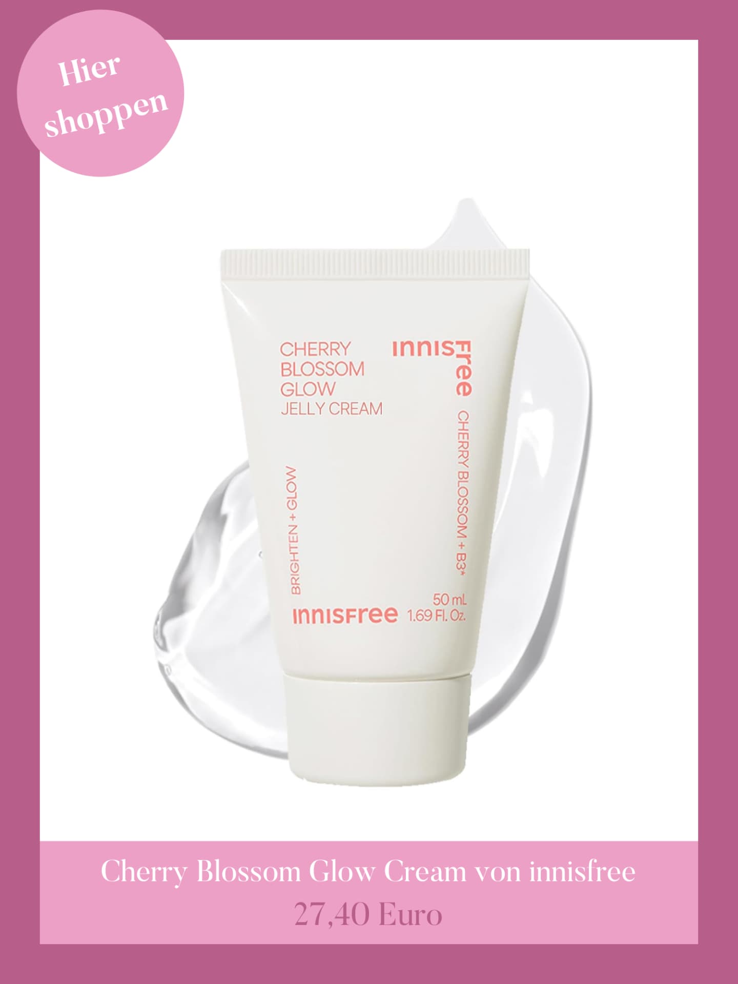 Innisfree Cherry Blossom Glow Jelly Cream