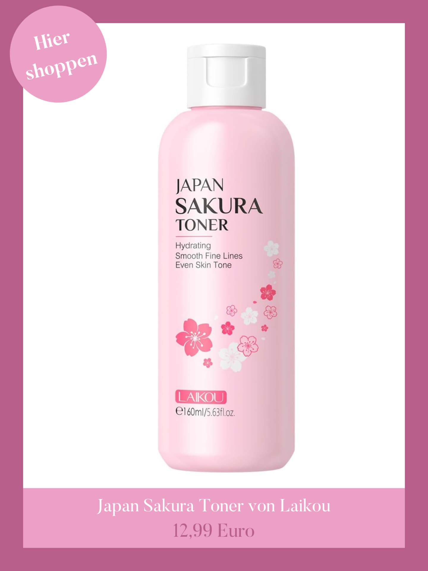 Laikou Japan Sakura Toner