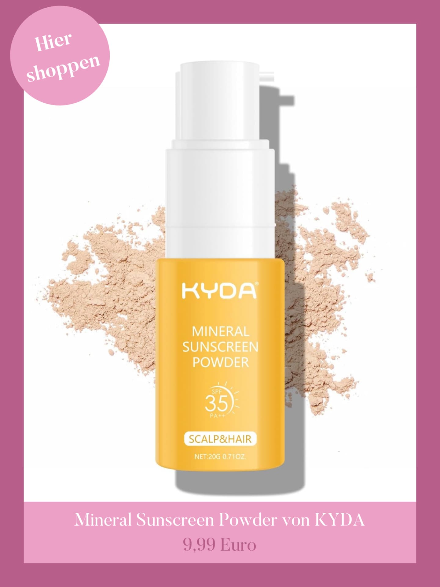 Kyda Mineral Sunscreen Powder