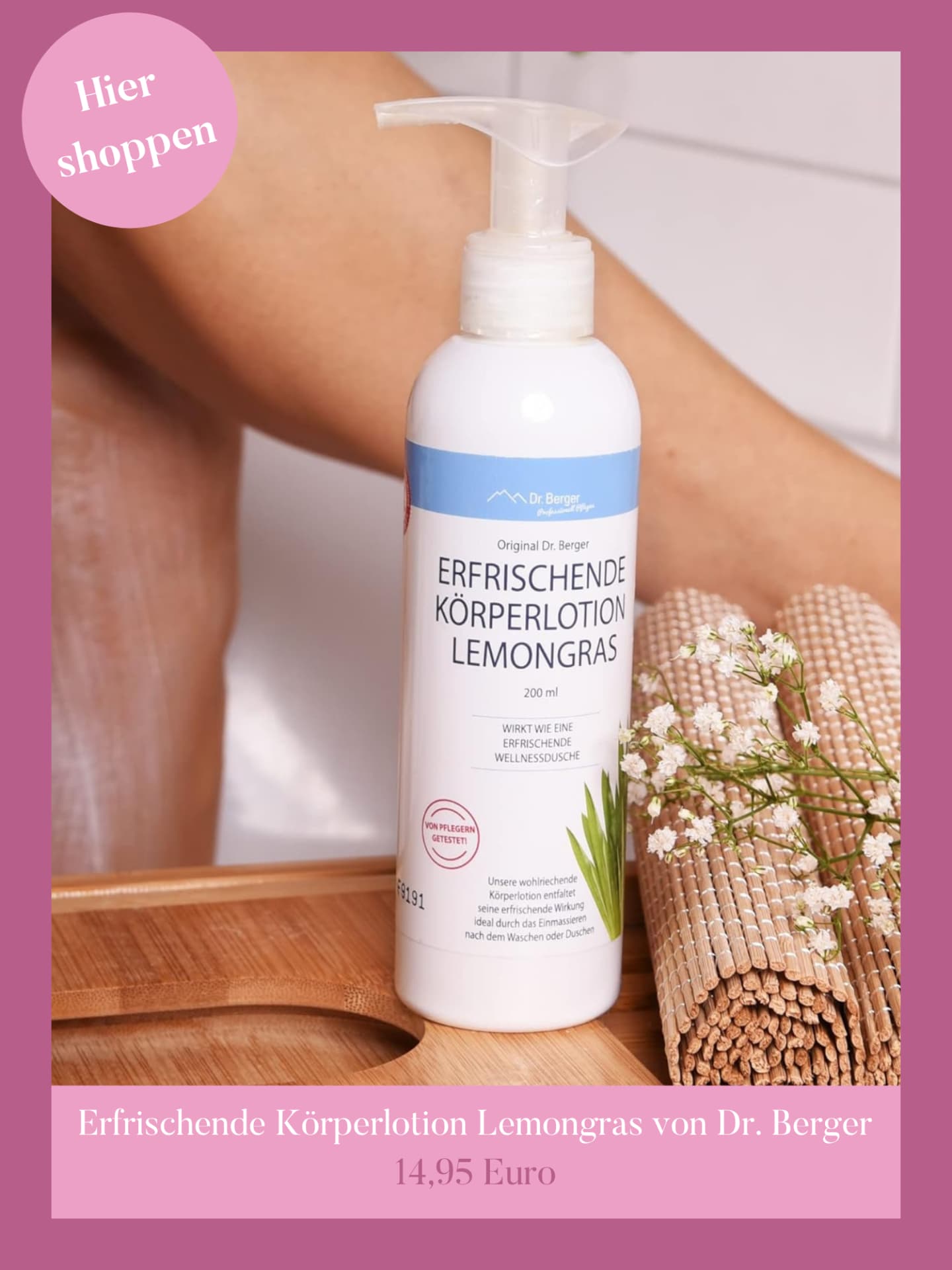 Menthol Bodylotion von Dr. Berger
