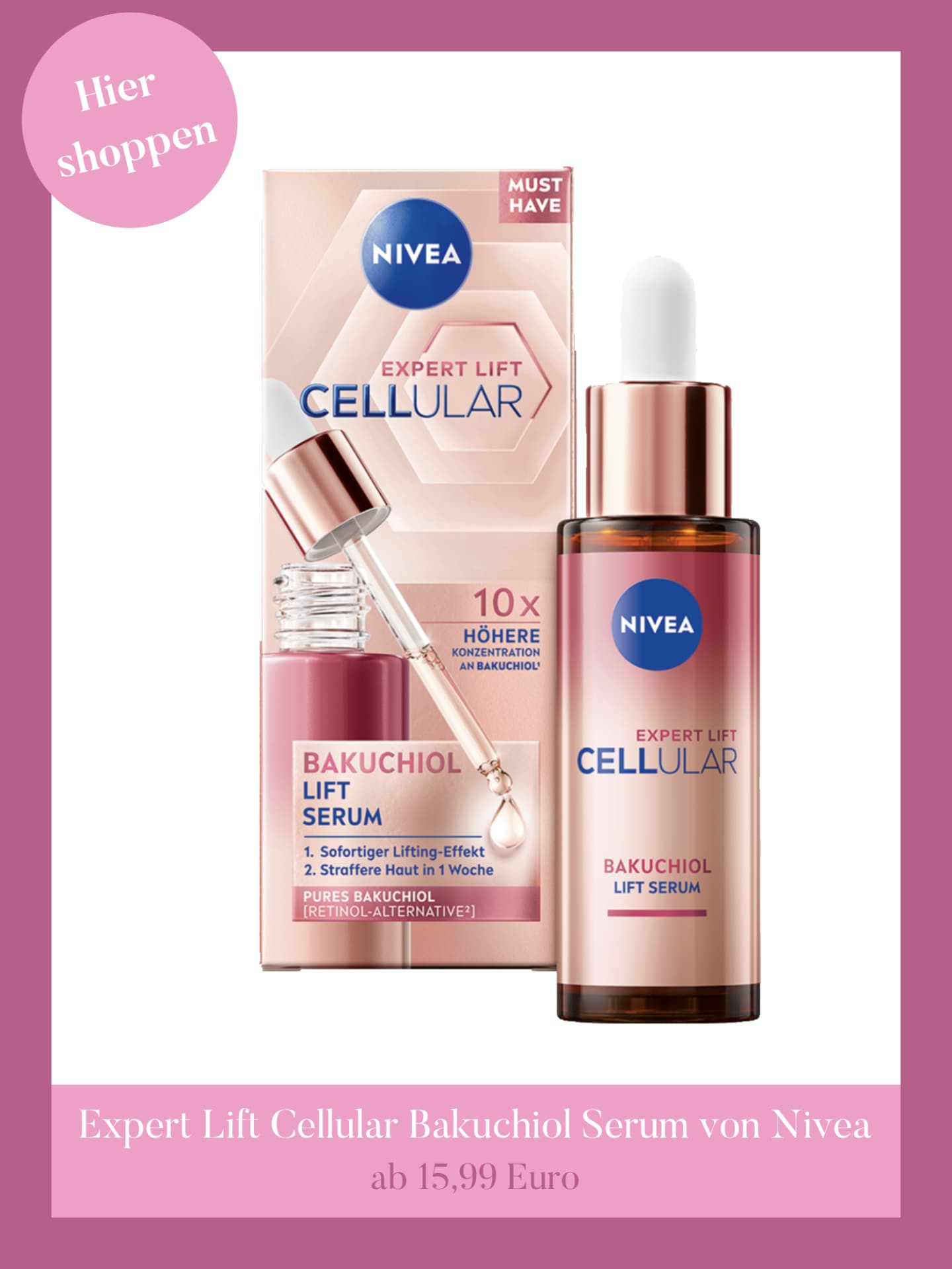 Bakuchiol Lifting Serum von Nivea