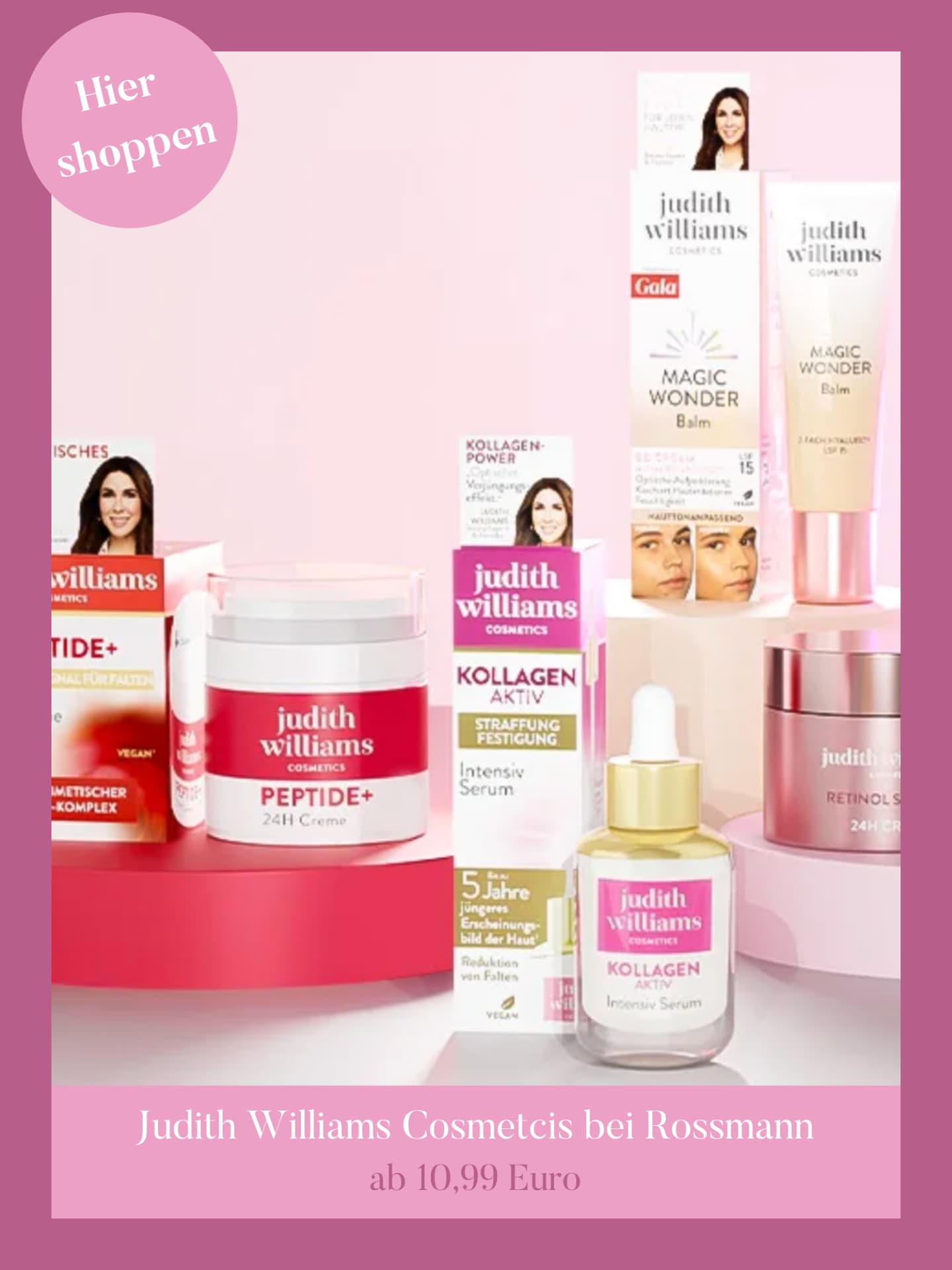 Judith Williams Cosmetics bei Rossmann Judith Williams Cosmetics bei Rossmann