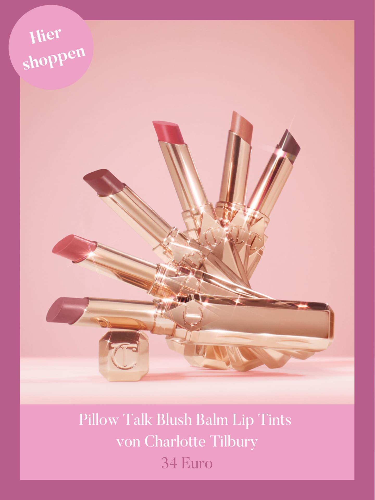 Charlotte Tilbury Pillow Talk Blush Balm Lip Tint