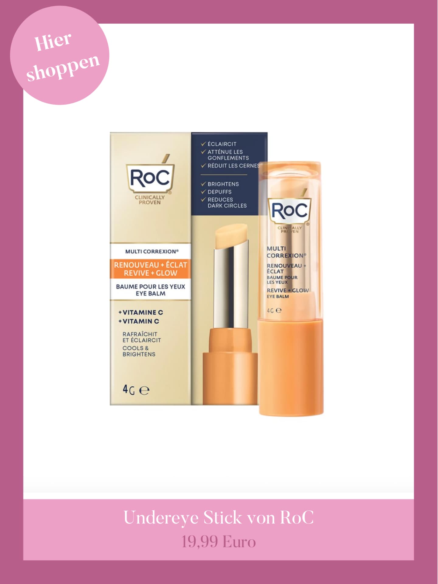 Under Eye Balm stick RoC Under Eye Balm stick RoC
