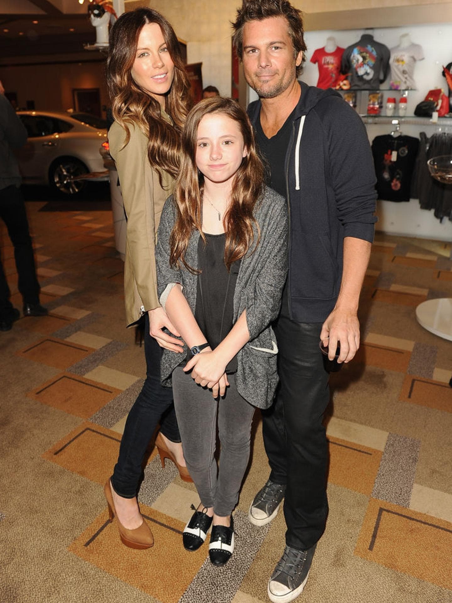 Kate Beckinsale mit Tochter und Mann Kate Beckinsale mit Tochter und Mann