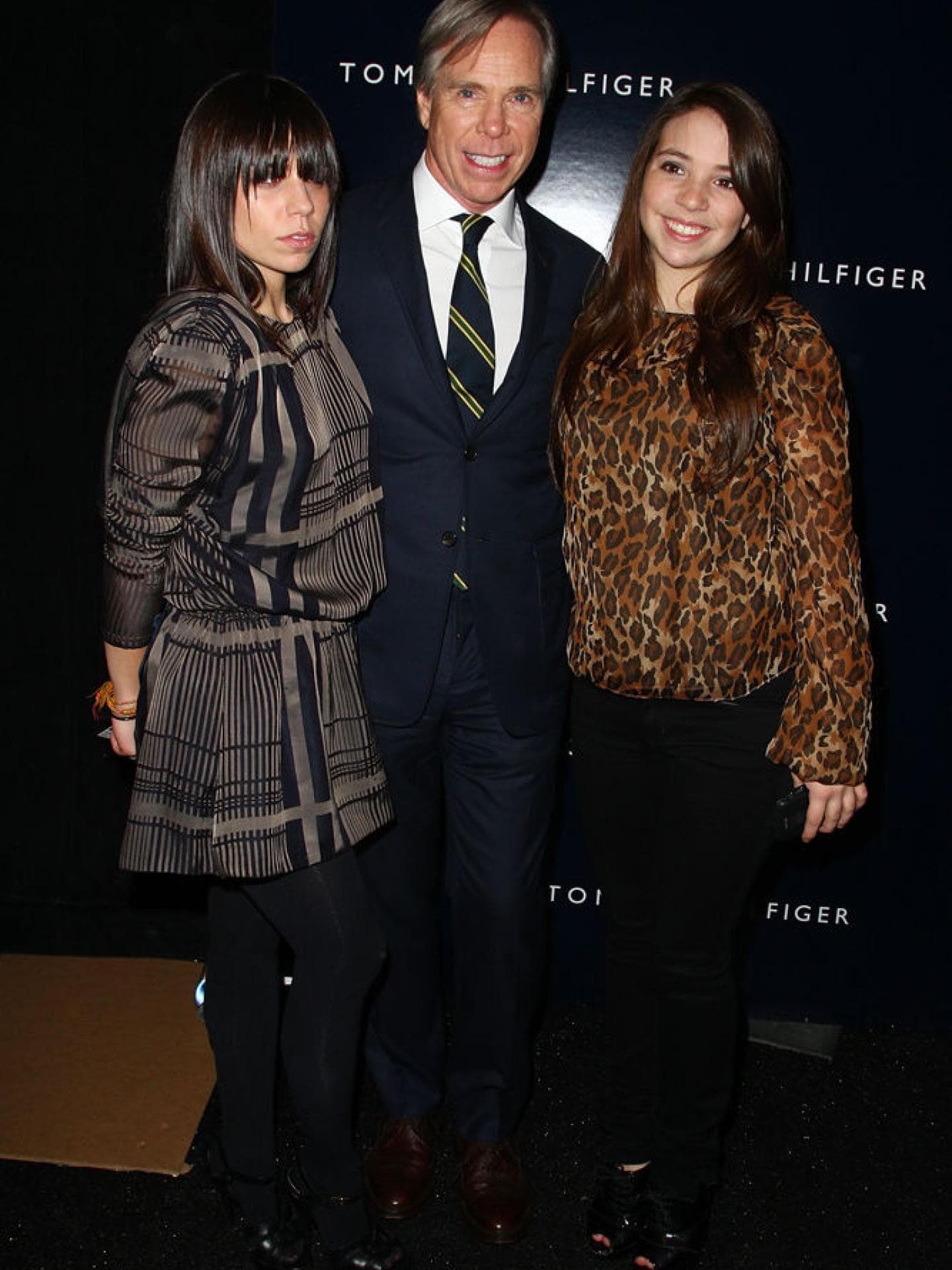 Tommy Hilfiger und Töchter Tommy Hilfiger und Töchter