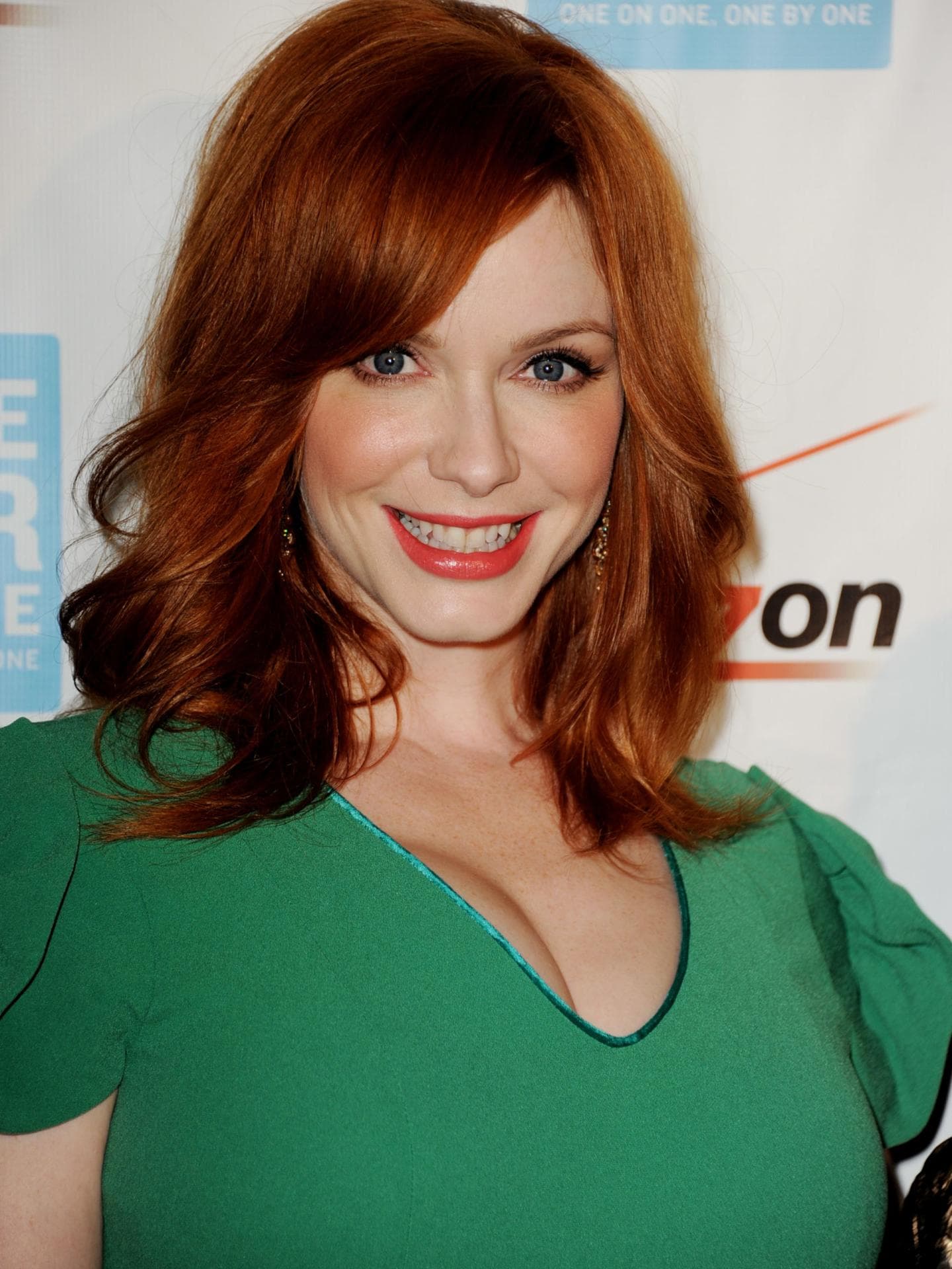 Christina Hendricks mit roten Haaren