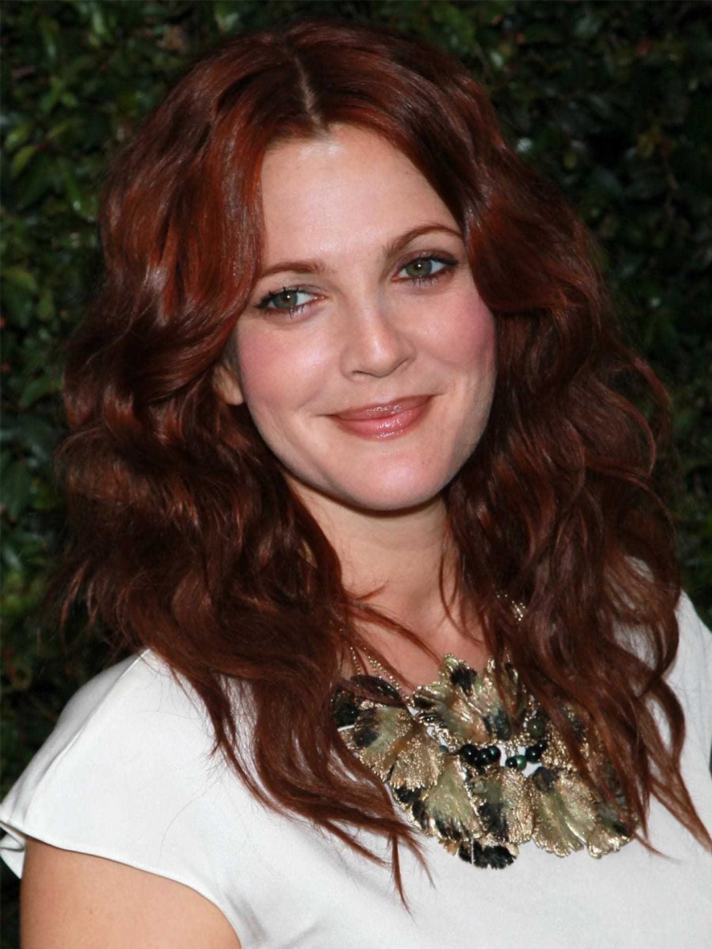 Drew Barrymore mit roten Haaren