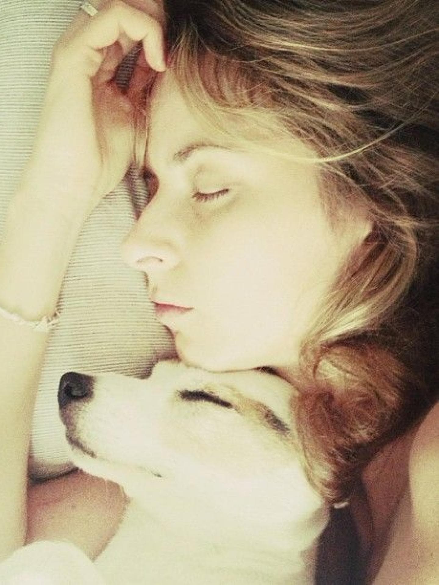 Eva Padberg und hund Hilde