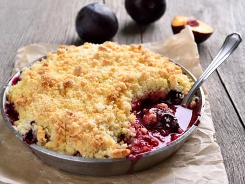 Pflaumen Crumble