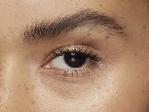 Nahaufnahme Augen-Make-up