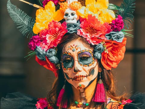 Sugar Skull am Dia de los Muertos Sugar Skull am Dia de los Muertos
