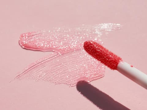 Glitzernder Lippenstift
