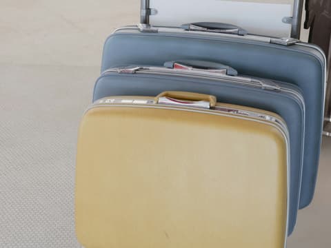 Koffer am Flughafen