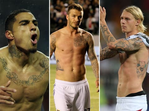 Kevin-Prince Boateng, David Beckham & Simon Kjaer