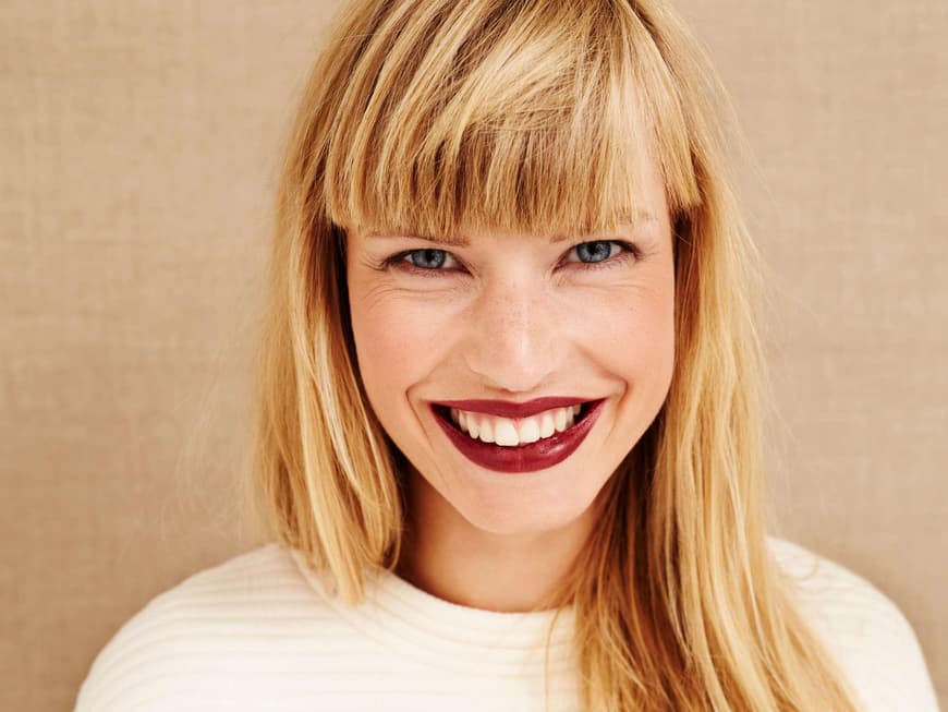 blond Frau