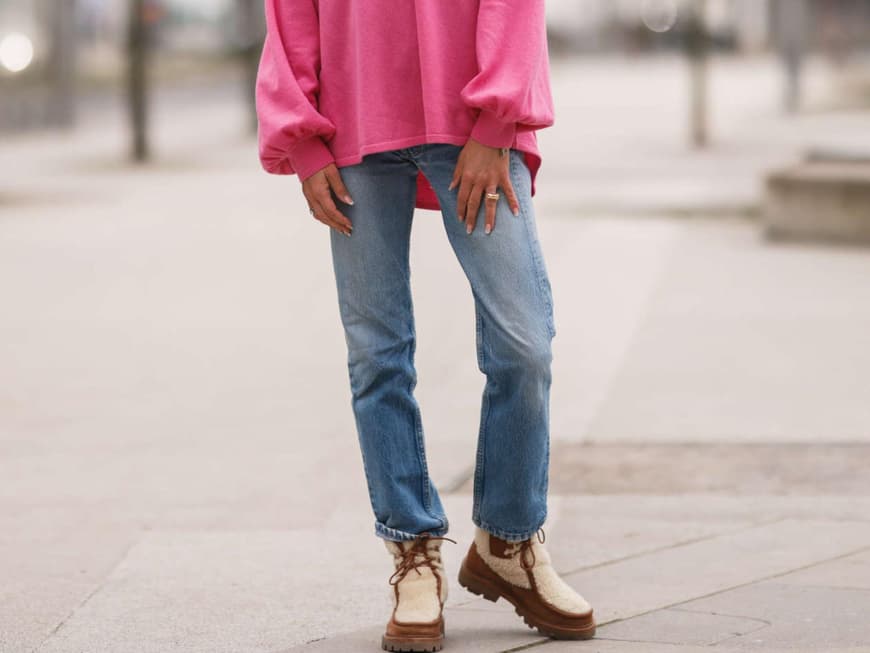 Frau in Jeans Sue Giers