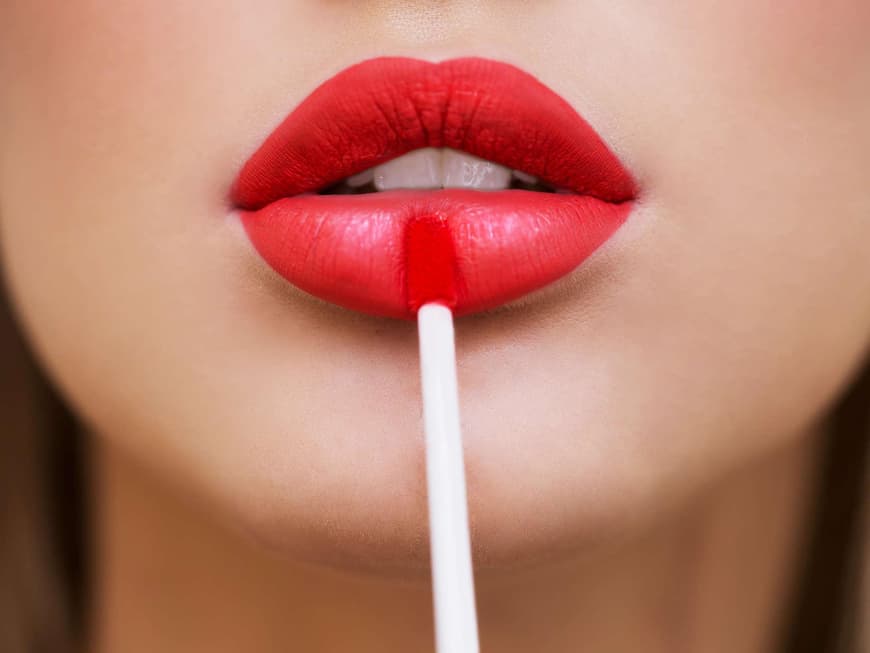 rote Lippen
