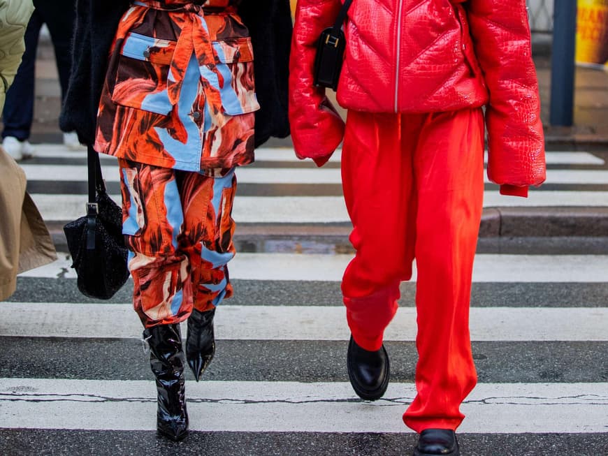 Hosen bunt