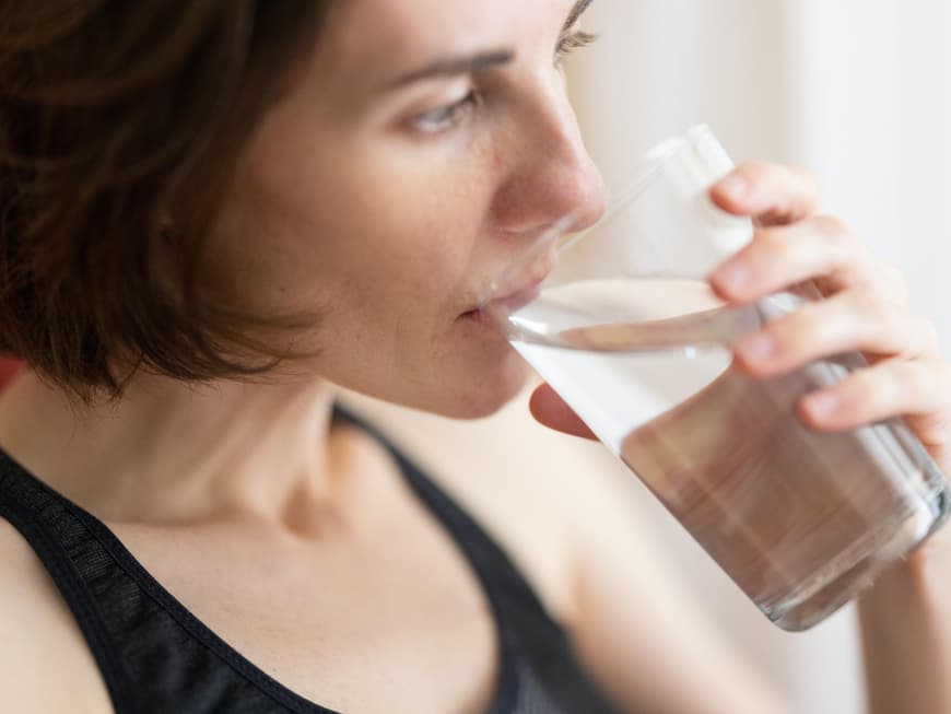 Zu viel Wasser trinken