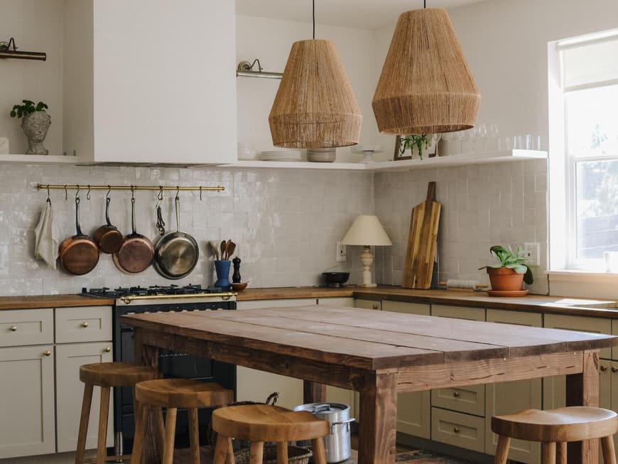 Küche Holztisch