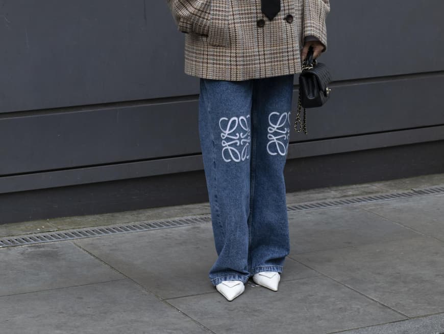 Niedrige Pumps Streetstyle