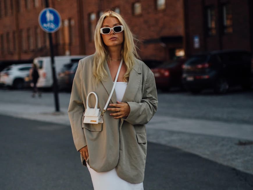 Streetstyle: Weißer Maxirock