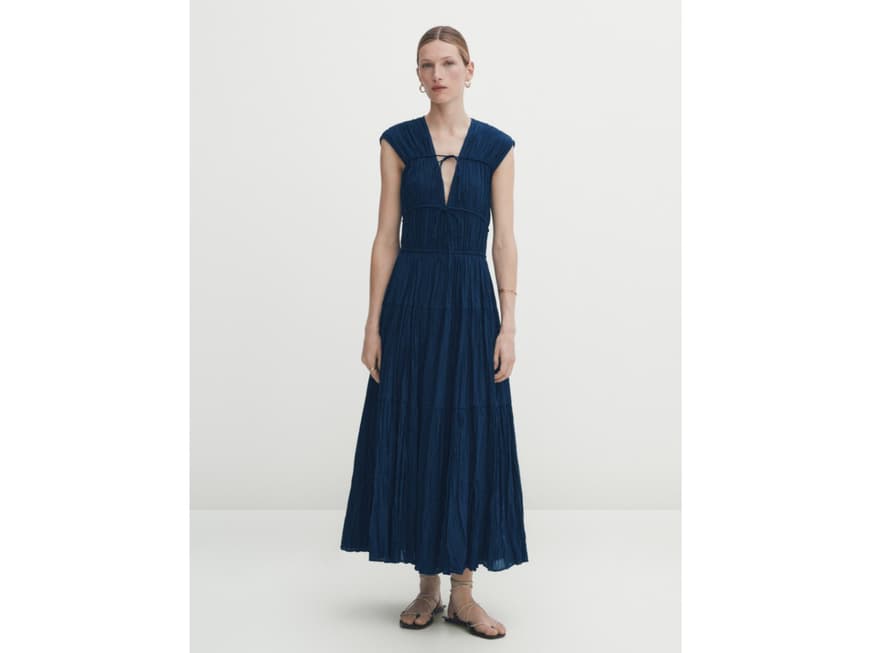 Langes Kleid in A-Linie