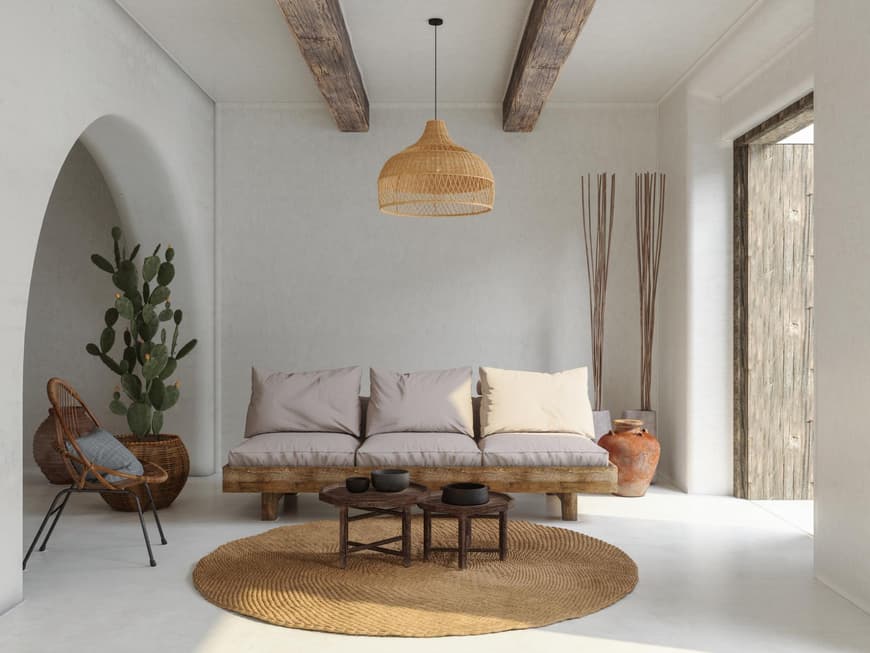 Kaktus in Wohnzimmer