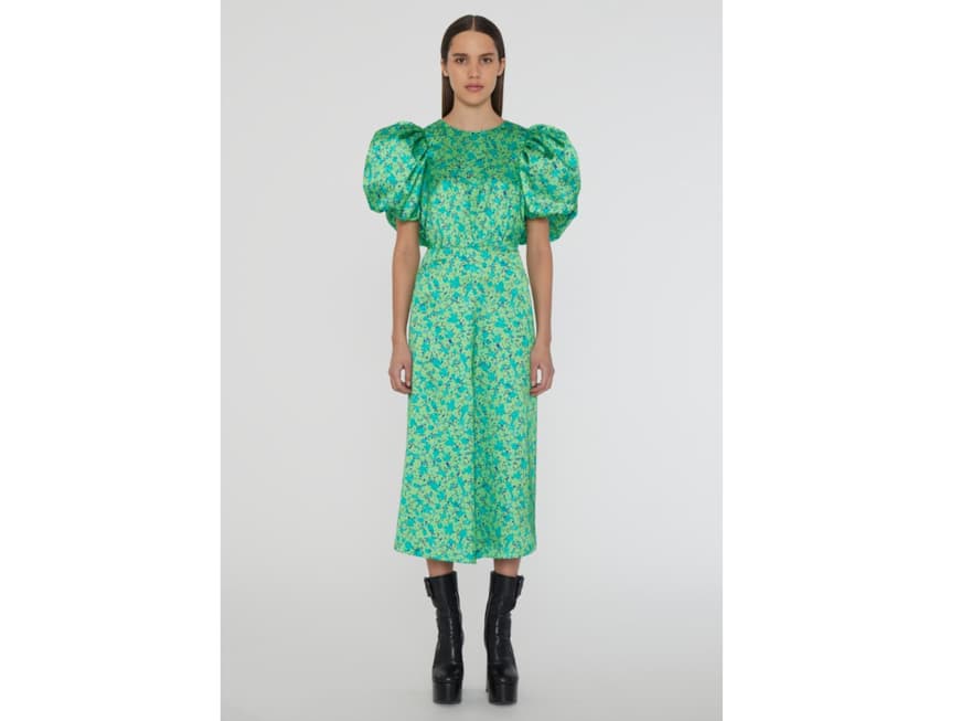 Kleid mit Puffärmeln von Rotate