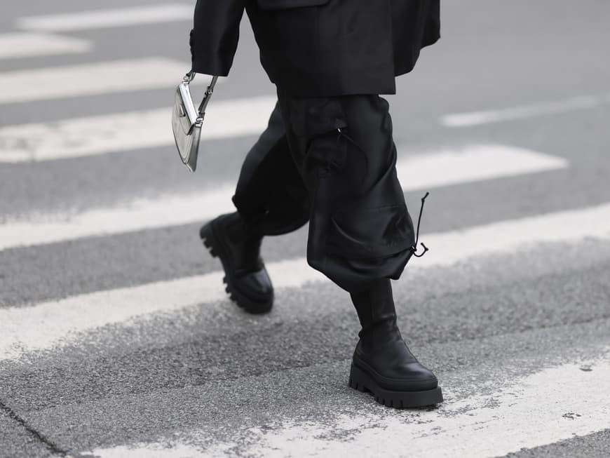 Schwarze Boots