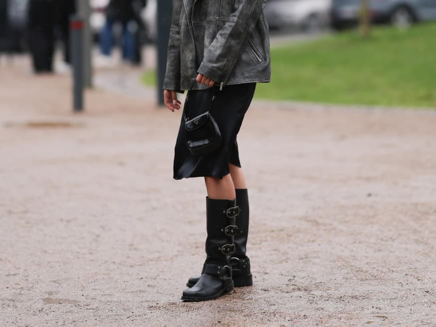 Schwarze Stiefel