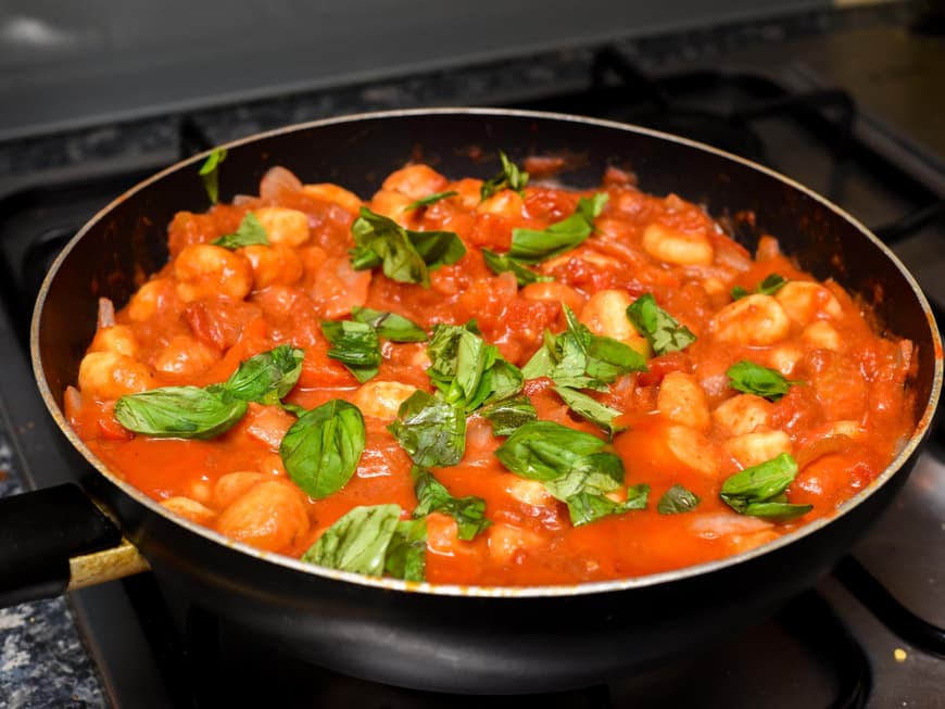 Bunte Gnocchi Pfanne