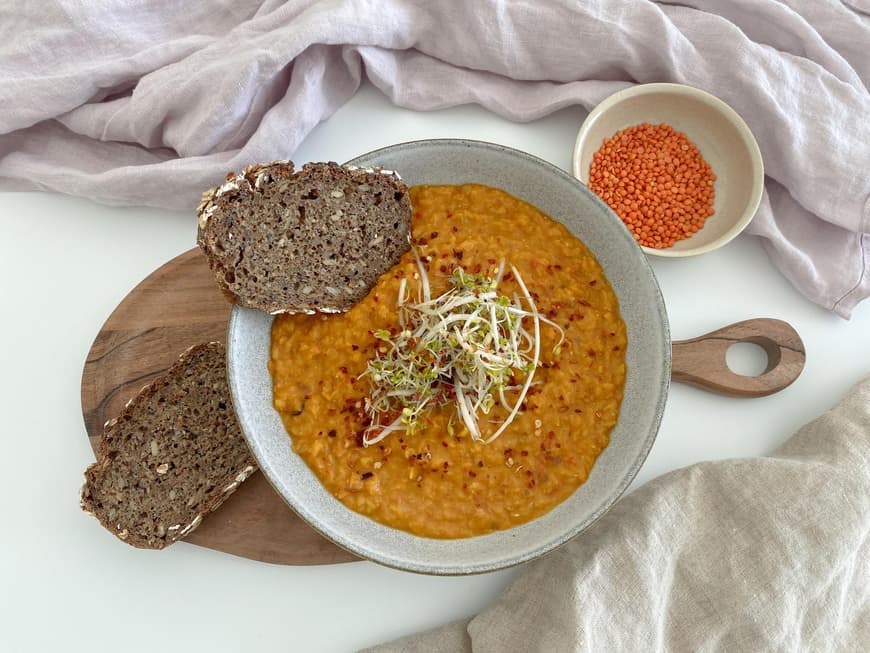 InnoNature Kokos-Curry-Linsen-Suppe