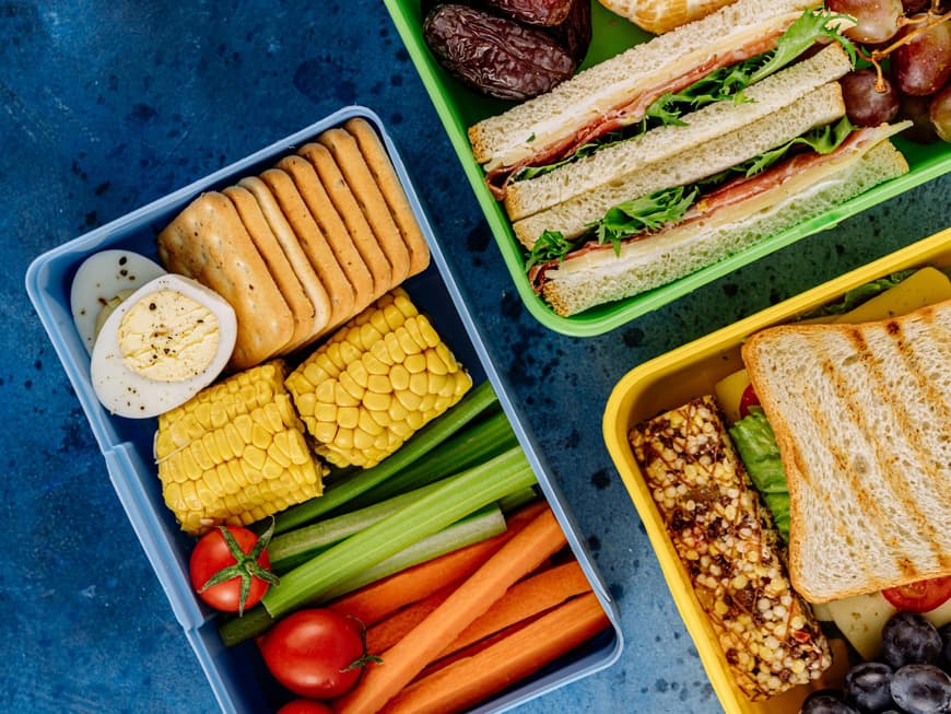 Lunchbox blau