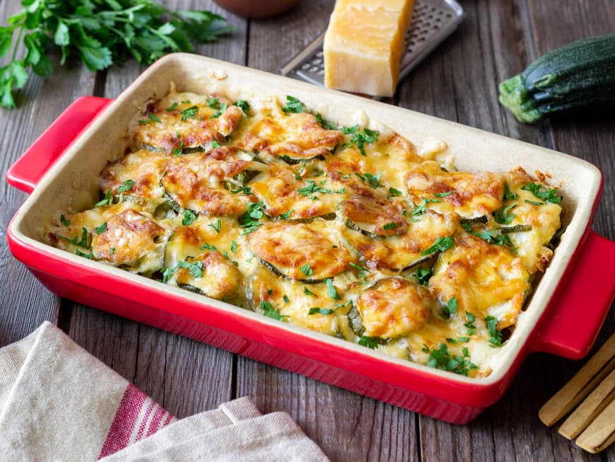 Zucchini-Auflauf mit Kartoffeln