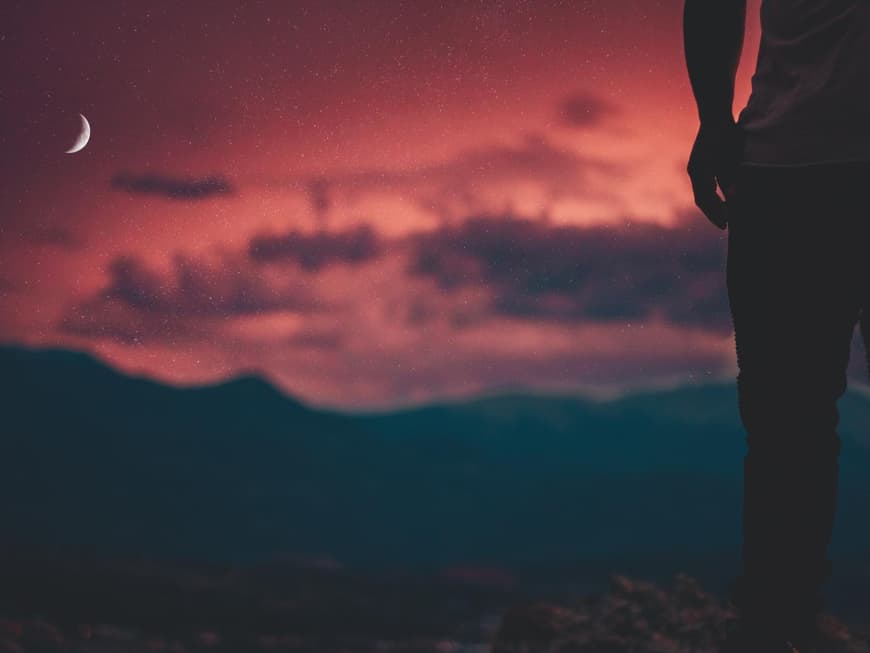 Sternzeichen Nacht Mond 