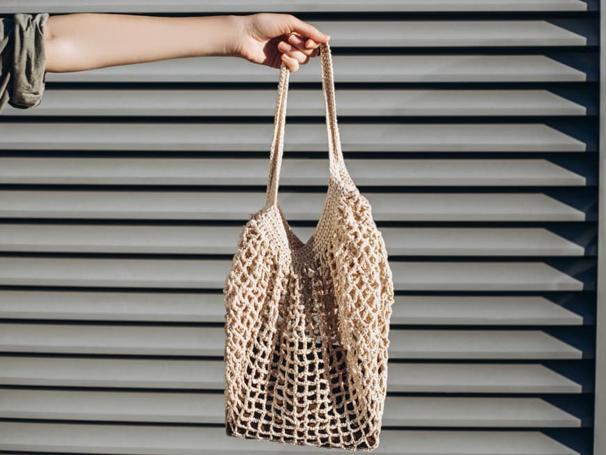 Gehäkelte Tasche