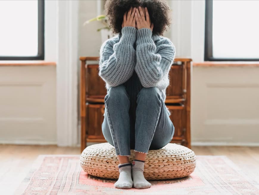 Stress Gestresste Frau