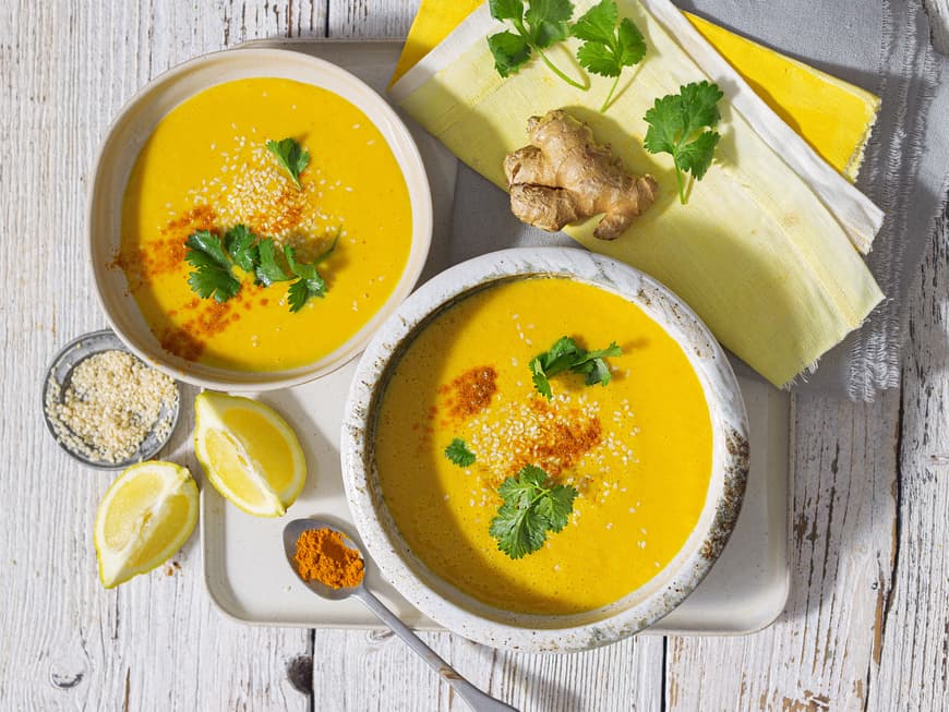 Rezept: Schnelle Reissuppe mit Lachs
