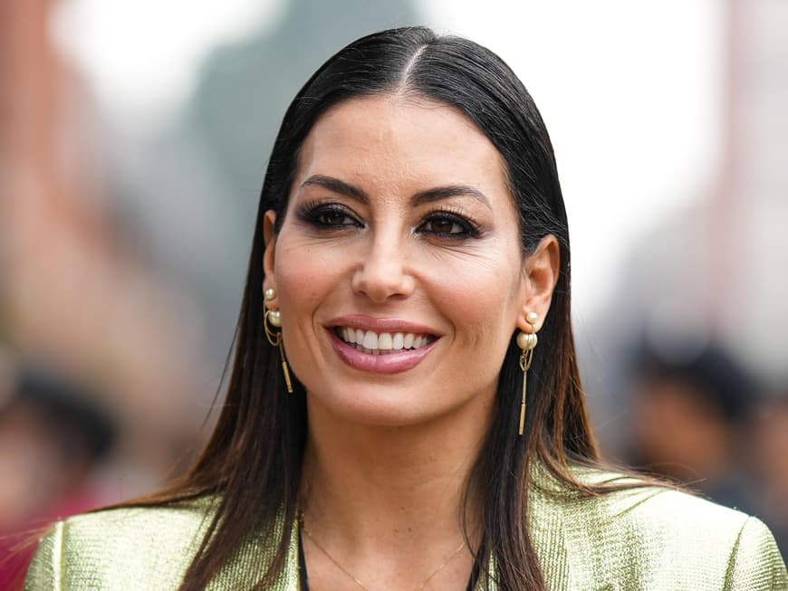 Elisabetta Gregoraci mit langen Haaren